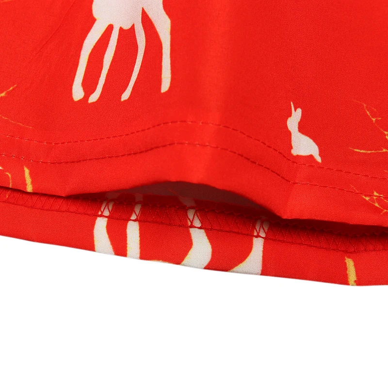 Toddler Kid Baby Girls Christmas Cartoon Deer Sleeveless Party Dress Clothes 1-5 Years Xmas | Детская одежда и обувь
