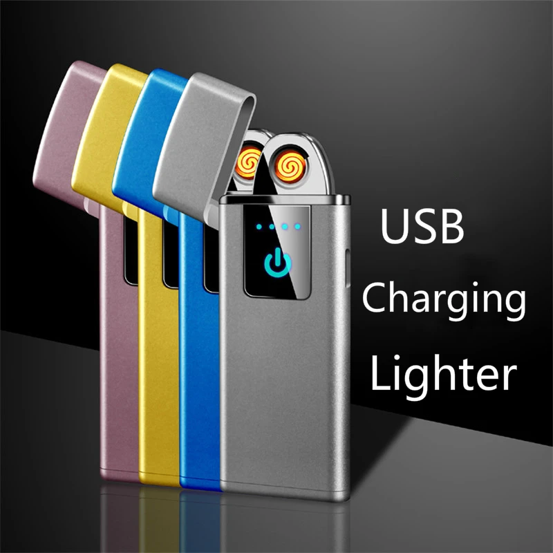 Новинка ультратонкие USB-зажигалки со сканером отпечатков пальцев | Дом и сад