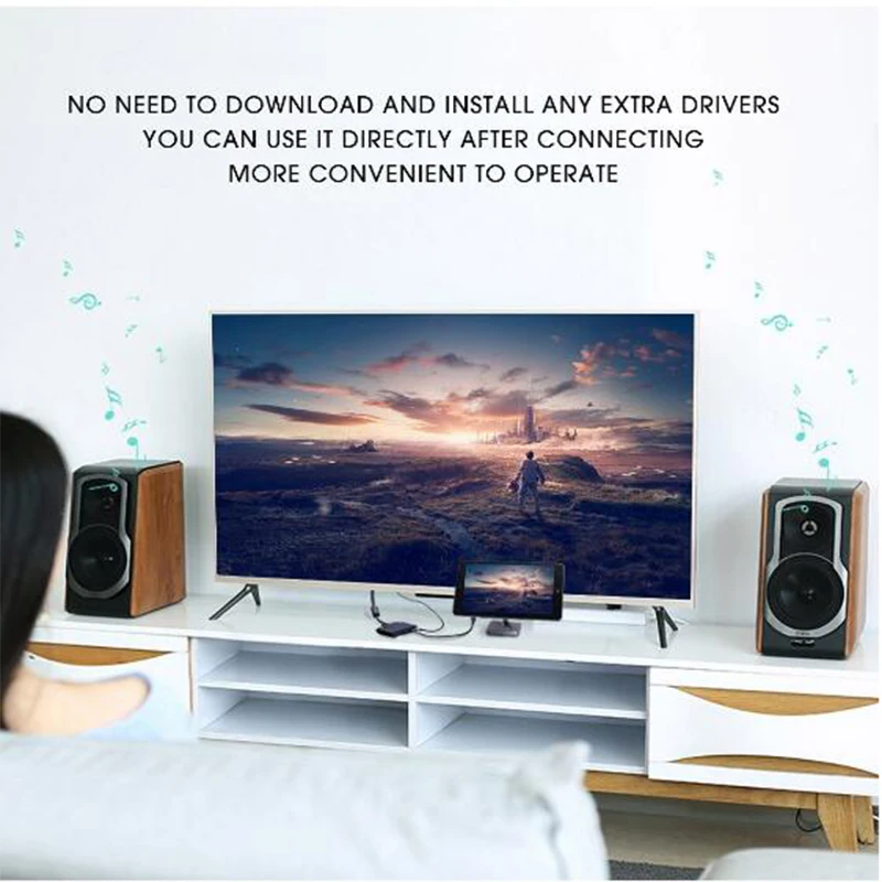 Адаптер USB C Type на HDMI 4K + 3 0 VGA конвертер адаптер для Samsung Galaxy S8/S9/MACBOOK | Электроника