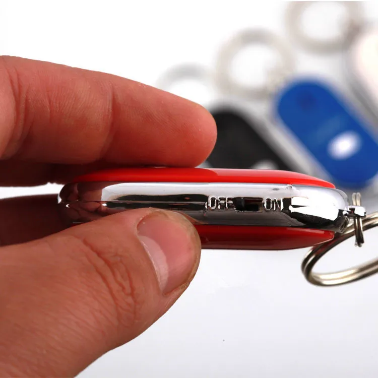 Smart Finder Key Sensors KeyChain Sound LED with Whistle Claps Locator Find Lost Keychain Self Defense Alarm Random Color | Безопасность