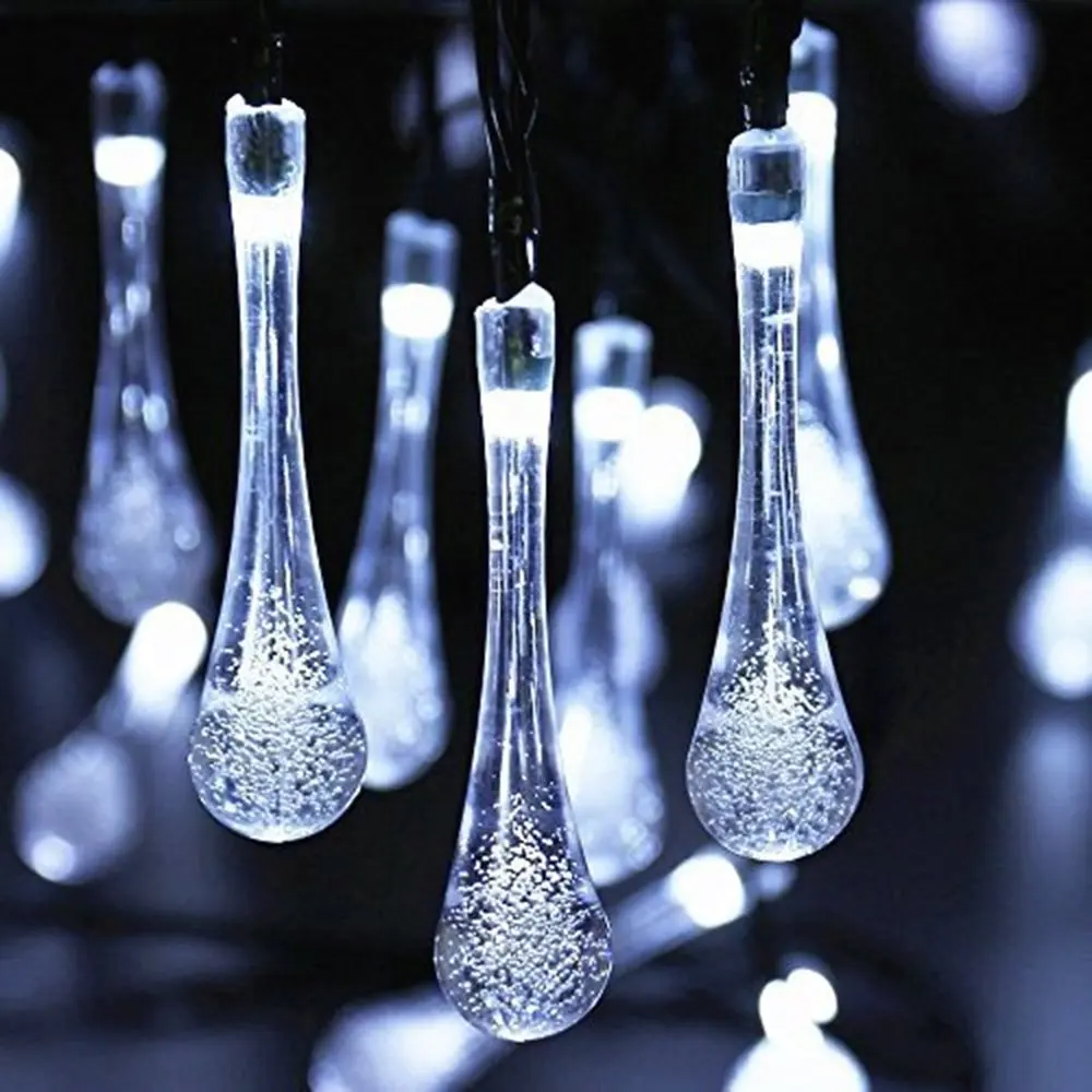 Светодиодный светильник в виде капли воды 5 м 28 дюймов AC220V|lights for wedding|fairy lightsstring fairy