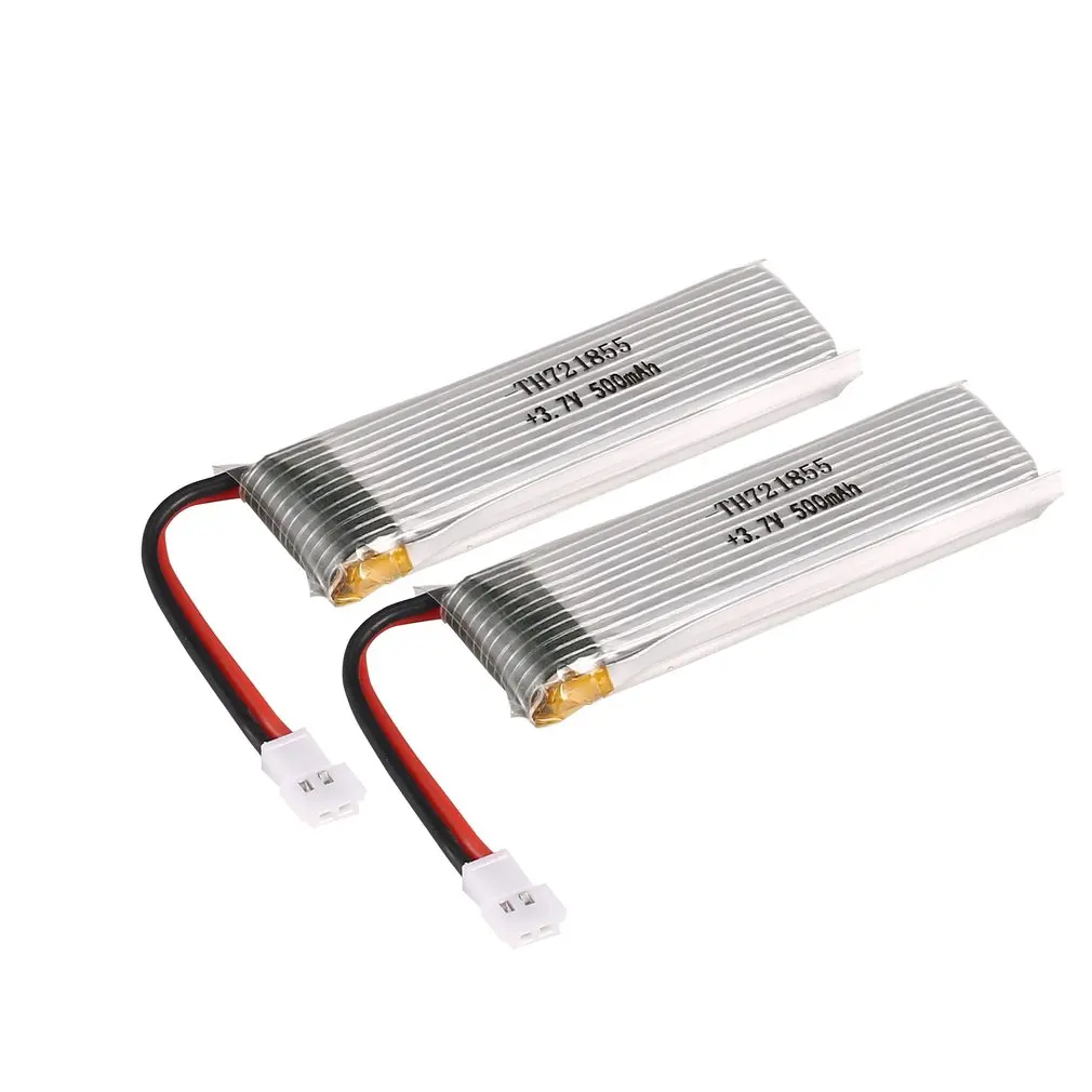 RC 2 шт 3 7 V 500 mAh JST Li-po Батарея для Wltoys V966 V977 BAYANGTOYS X20 H37 Радиоуправляемый Дрон Quadcopter
