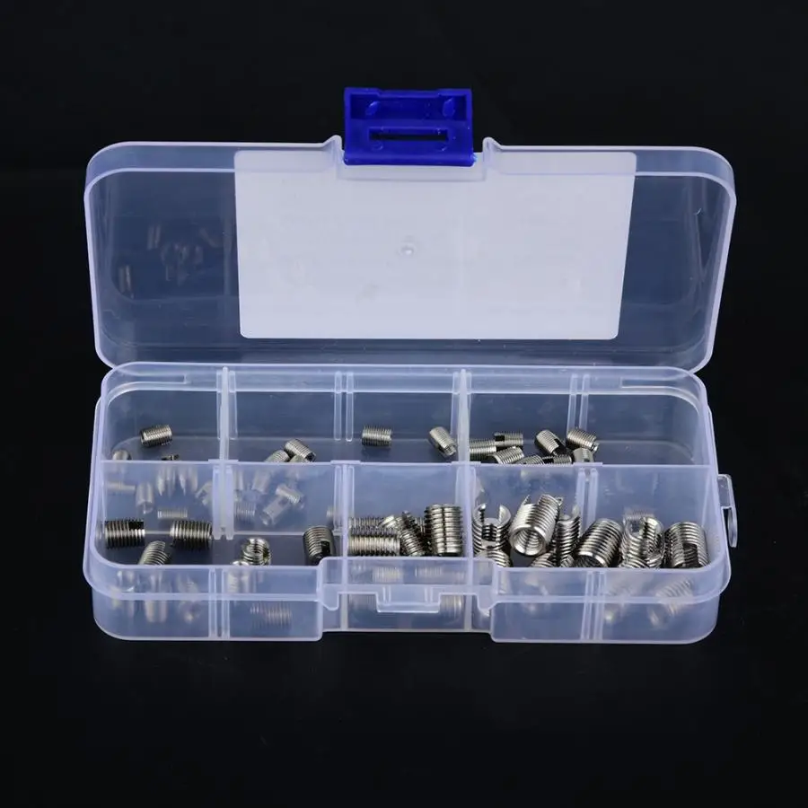 60 шт. 302 Тип Нержавеющая сталь ВСТАВКА саморезы резьбовые вставки Ассортимент