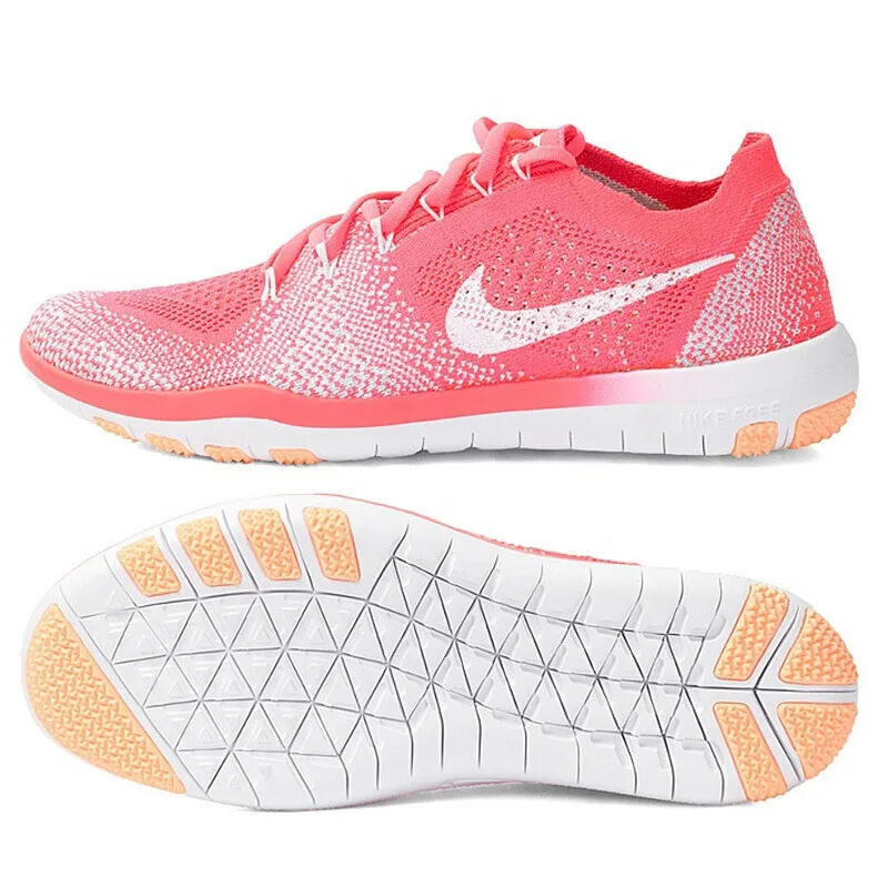 Оригинальный Новое поступление NIKE FREE FOCUS FLYKNIT 2 Женские кроссовки обувь для