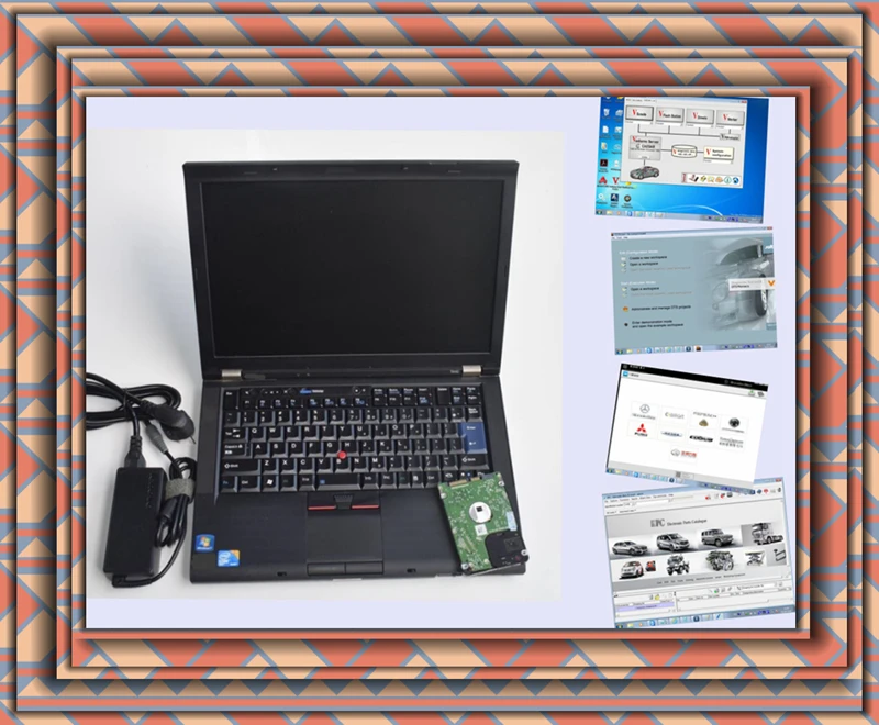 

2020 T410 laptop with software DTS Monaco8+Vediamo+X entry+DAS+EPC installed in 320GB HDD for MB Star C4/C5