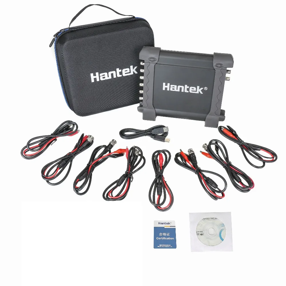 Hantek 1008 1008B USB осциллографы Цифровой Программируемый генератор транспортного