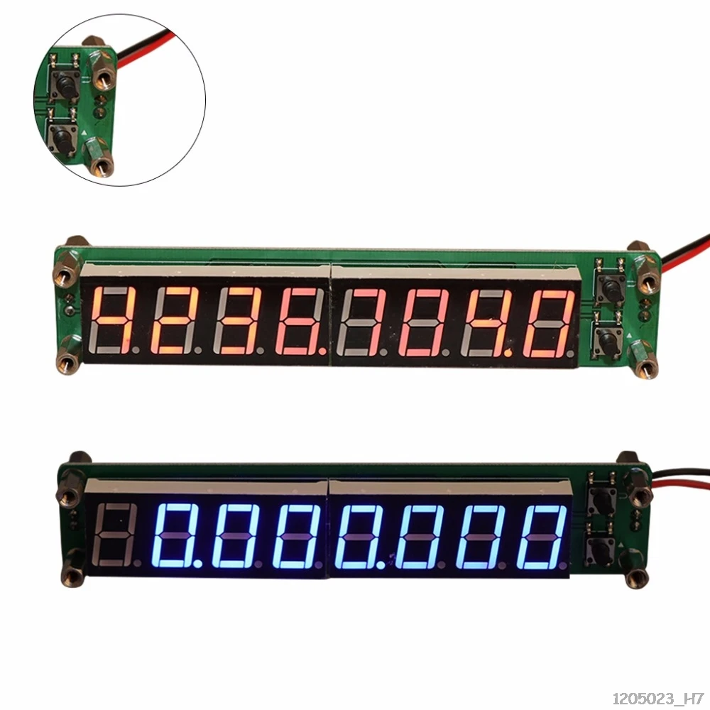 0,1-60 MHz 20 MHz-2,4 GHz RF 8 Digit светодиодный одночастотный счетчики Cymometer тестер инструмент