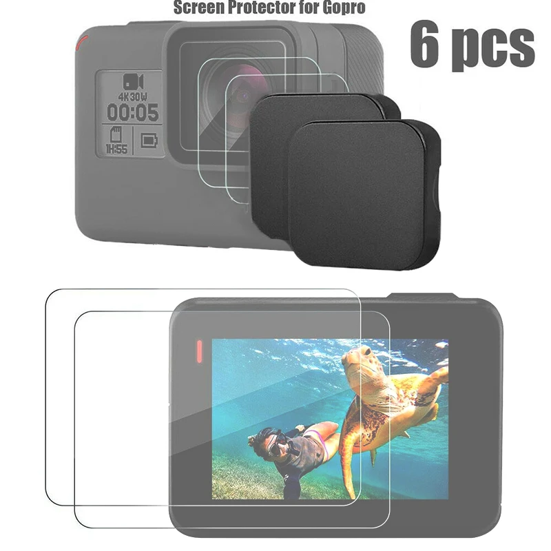 Portable Lens & Screen Protective Cover Protector For Gopro Hero 5/6/7 Sports Camera | Электроника
