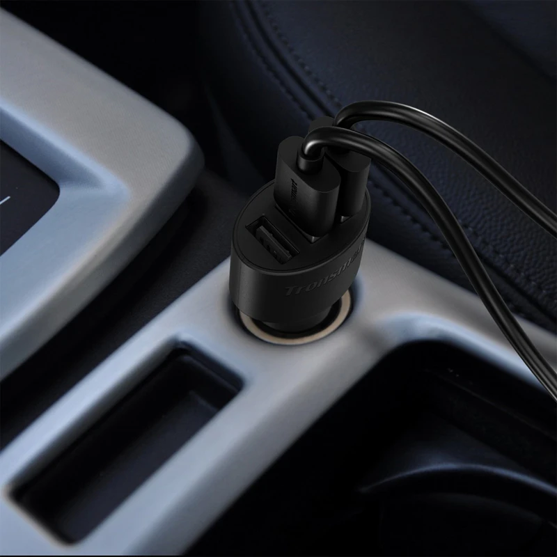 QC3.0 автомобильное зарядное устройство Tronsmart C3PTA 3 USB зарядных порта адаптер