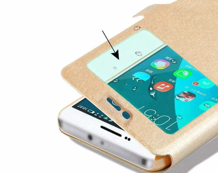Для lenovo A6010 Чехол-книжка с окошком для быстрого просмотра чехол для телефона s Для lenovo A6000 чехол из искусственной кожи A6010 чехол-накладка для задней панели ПК