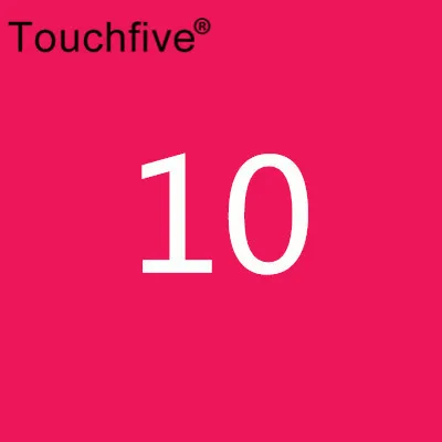 10 1 шт. TouchFive опционально 168 цветов эскизные маркеры на спиртовой основе маркеры цветной маркер набор художественные принадлежности ручка для школы - Цвет: 10