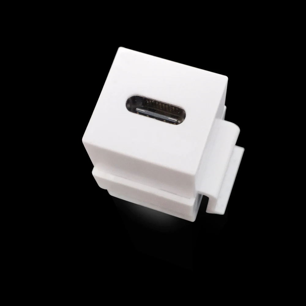 Danspeed Female-Female USB 3,1 type-C разъем адаптера Keystone вставка пустая панель для настенной пластины