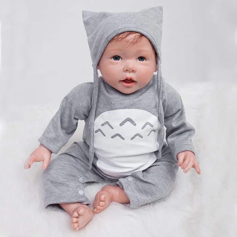 OtardDolls 22 дюймов Reborn Baby Doll Мягкий силиконовый винил реалистичные куклы-реборн маленьких Реалистичная кукла, подарок на день рождение для мальчиков и девочек игрушка