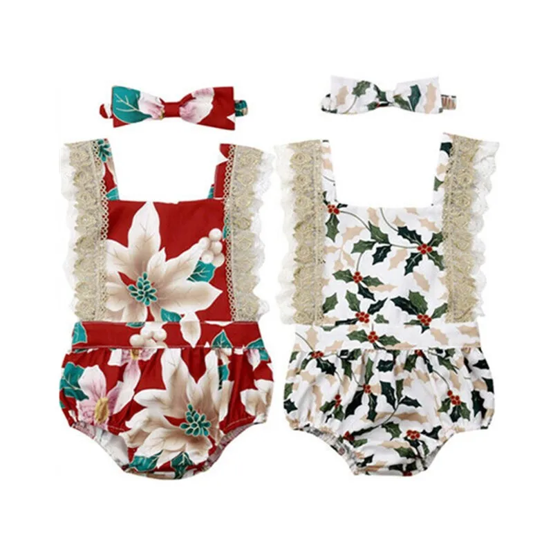 Кружевной сплайс-комбинезон для маленьких девочек лето 2019 одежда с цветочным