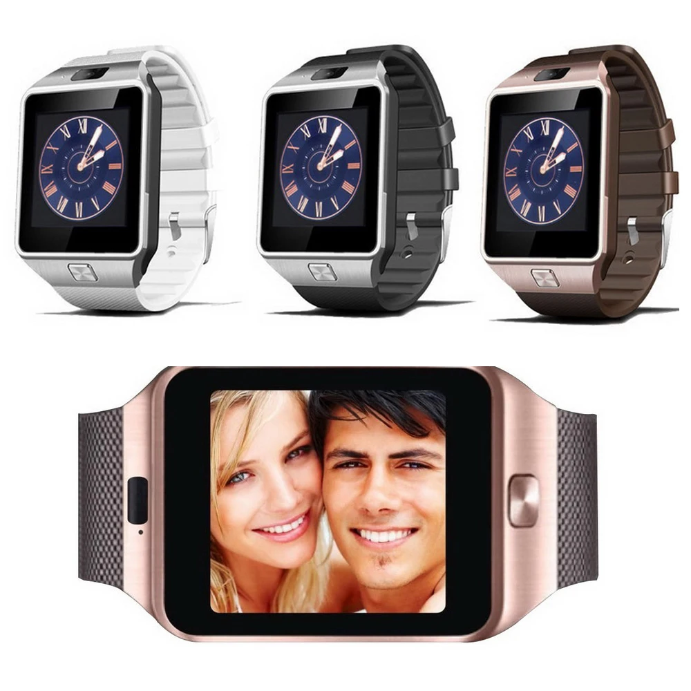 Смарт-часы цифровые часы DZ09 с Для мужчин Женщин Bluetooth SIM карты Smartwatch для Камера