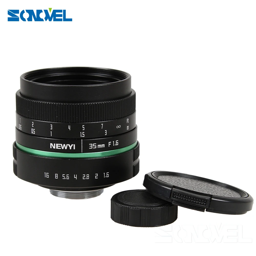 Ультрапрозрачный объектив для камеры 35 мм f1.6 Φ CC TV Movie lens + C Mount Fujifilm FX|Объективы