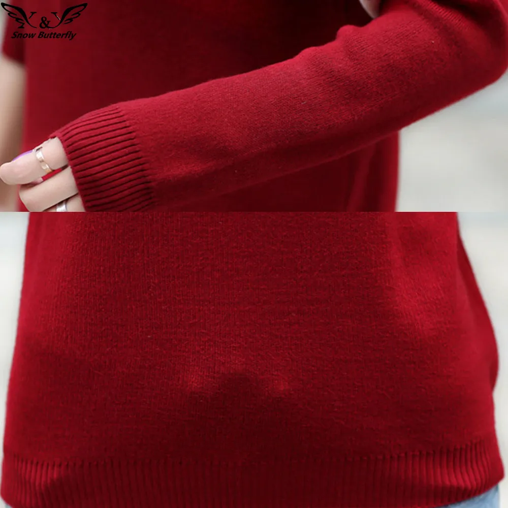 2019 высокое качество осень-зима свитер женский пуловер вязаный Топ для женщин