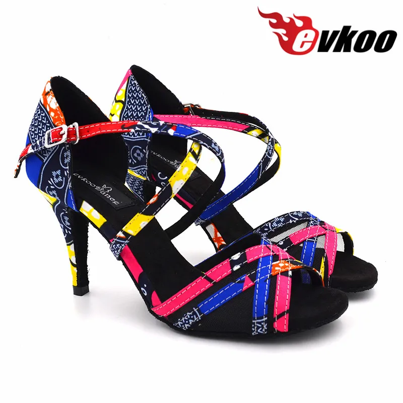 Новинка 2017 года Танцевальная обувь Evkoo для девочек Женская Профессиональная