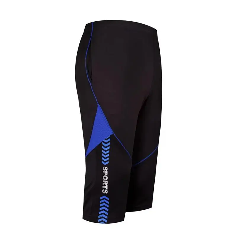 Новинка мужские спортивные Леггинсы 3/4 футбольные тренировочные штаны уличные