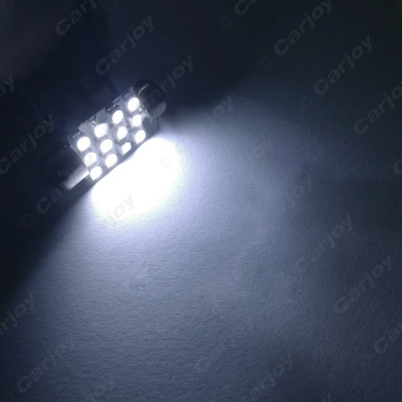 LEEWA 1 шт. белый 1210 12SMD 31 мм/36 мм/39 мм/41 мм автомобильный Festoon Dome светодиодный