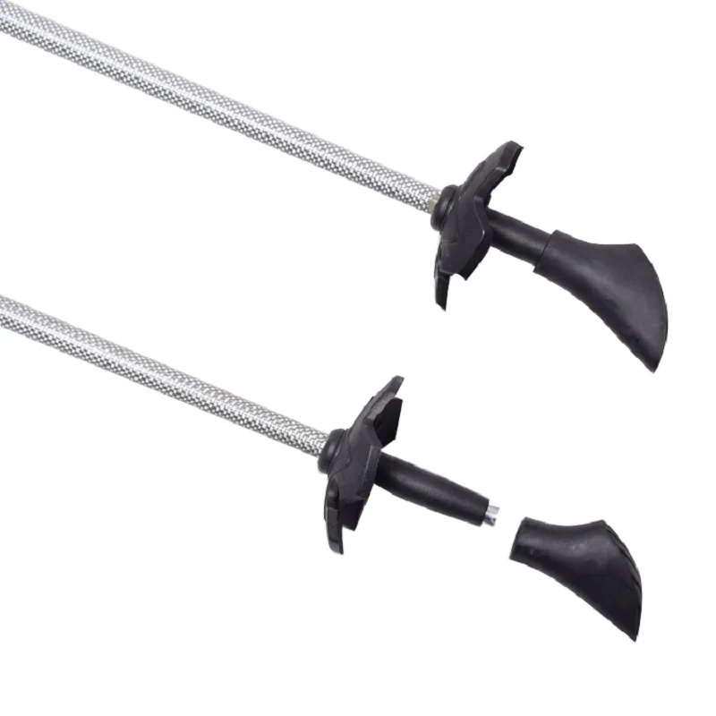SNOWPOWER Pro Ski Snow Poles Carbon Fiber Sticks Walking Alpenstock For Snowboard Hiling Trekking Aluminumi alloy 110cm |