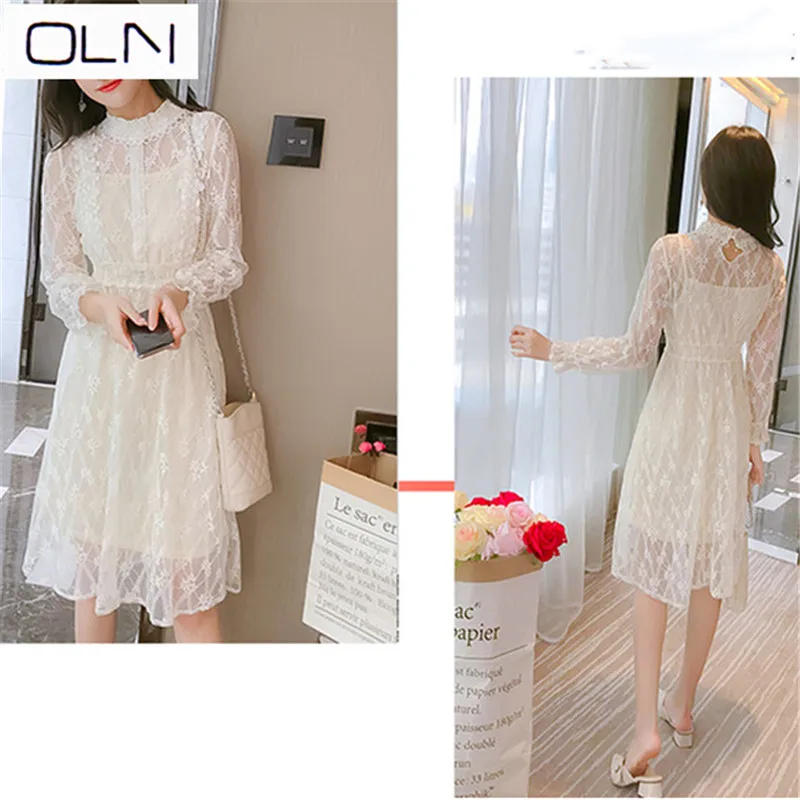 Платье Vestidos корейское летнее Новое поступление популярное французское нишевое