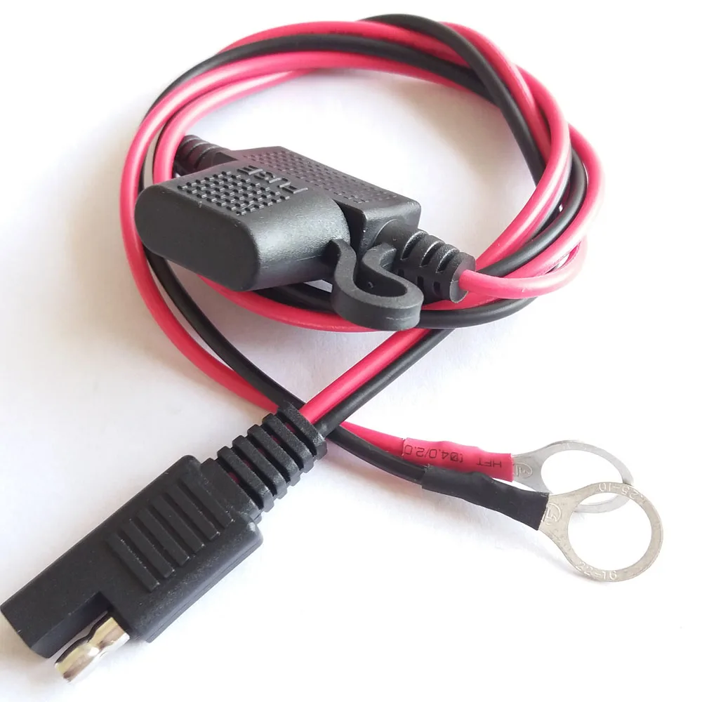 1 шт. вилка SAE на клемму типа O быстрый разъем 3A/2468/18AWG медный шнур DIY Кабель питания