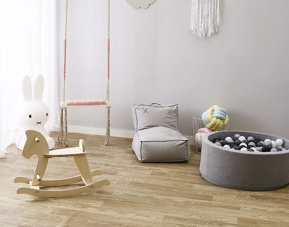 IMBABY детское кресло-качалка, подвесное кресло-качалка для помещений, Детская вешалка, детская игрушка, деревянное сиденье с подушкой, безопасный детский Декор для детской комнаты
