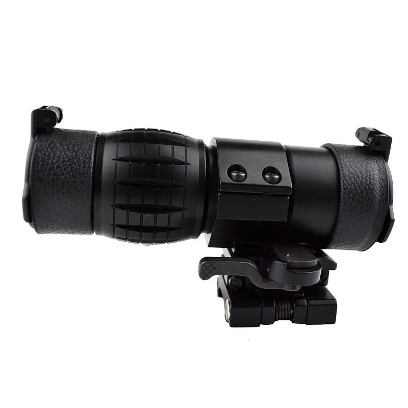 Тактический 3X Лупа Оптический прицел оптический компактный с откидным