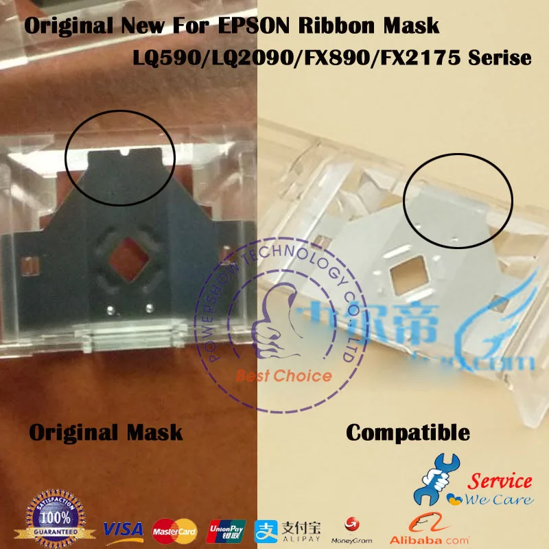 2X 1274547 Лента Маска с держателем для EPSON LQ590 LQ2090 LQ-590 FX2175 FX2190 FX890 Serise