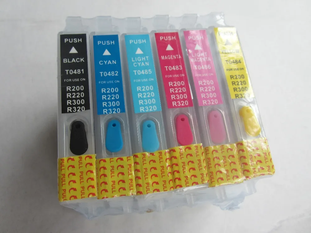 Картридж для принтера Epson Stylus Photo R200 R220 R300 R300M R320 R340 RX500 RX600 RX620 RX640|ink cartridge canon|ink chip
