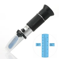 alcohol refractometer sugar grape wine concentration 025 alcohol 040 brix refractive tester meter atc handheld tool with box