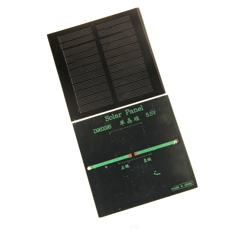BUHESHUI эпоксидная 1 2 W 5 V солнечная батарея Монокристаллический Модуль DIY Солнечная