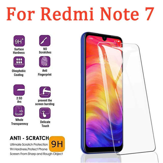 Protective Glass On The For Xiaomi Redmi Note 7 6 Pro 4X Screen Protector For Ksiomi Redmi 7 6 5 4A 4X K20 Pro S2 Tempered Glass