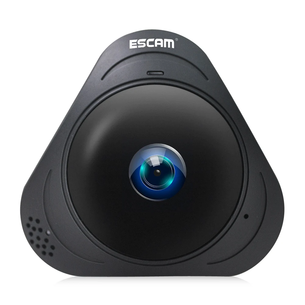 ESCAM Q8 IP камера 360 градусов панорамный WiFi 960P объектив рыбий глаз ИК Инфракрасная VR с
