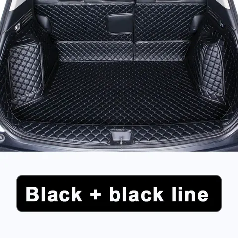 коврики в багажник автомобиля/коврики для багажника автомобиля из экокожи для Toyota Land Cruiser 100/200.Toyota Land Cruiser Prado 90/95/98/120/150 Lexus LX470/LX570/GX460/GX470 под заказ.3д коврики из экокожи подарок - изображение