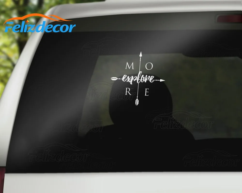 Arrow Explore more Quote Art Compass Decals Car Stickers Vinyl Creative Decor L581 | Автомобили и мотоциклы