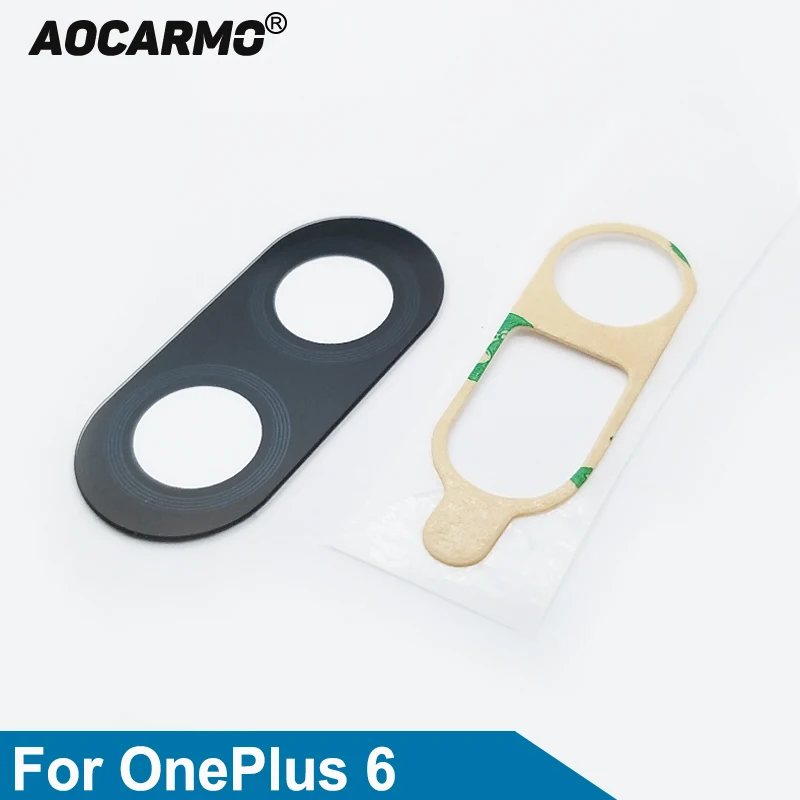 Стеклянная крышка объектива задней камеры Aocarmo для OnePlus 6 A6000 1 + с клейкой