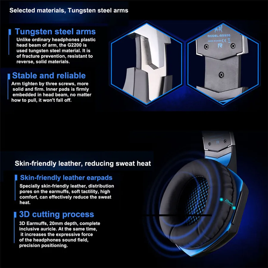 Каждая вибрационная игровая гарнитура USB объемный звук PC гарнитура Gamer 7,1 Игровые наушники для компьютера с микрофоном светодиодный светильник