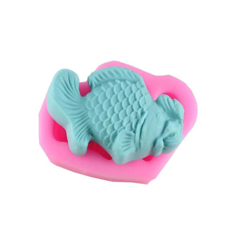 Золотая рыбка мягкая форма для леденцов тортов мыла ручной работы шоколада