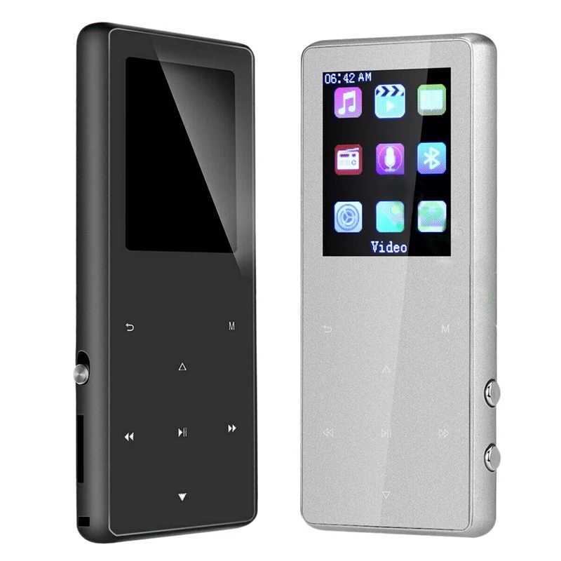 Портативный Bluetooth Mp3 музыкальный плеер с fm динамиком Hi Fi без потерь до 128