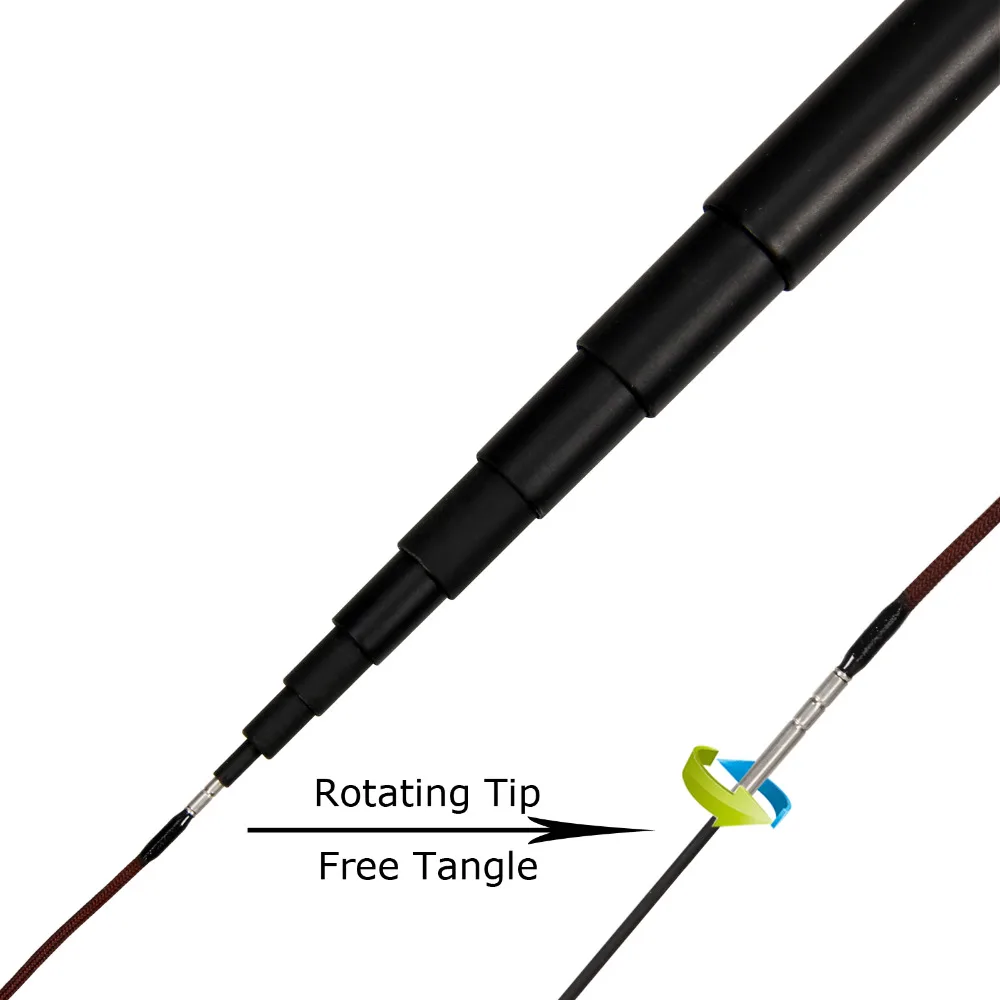 Удочка Tenkara Fly 12 / 13 футов телескопическая удочка из углеродного волокна для ловли