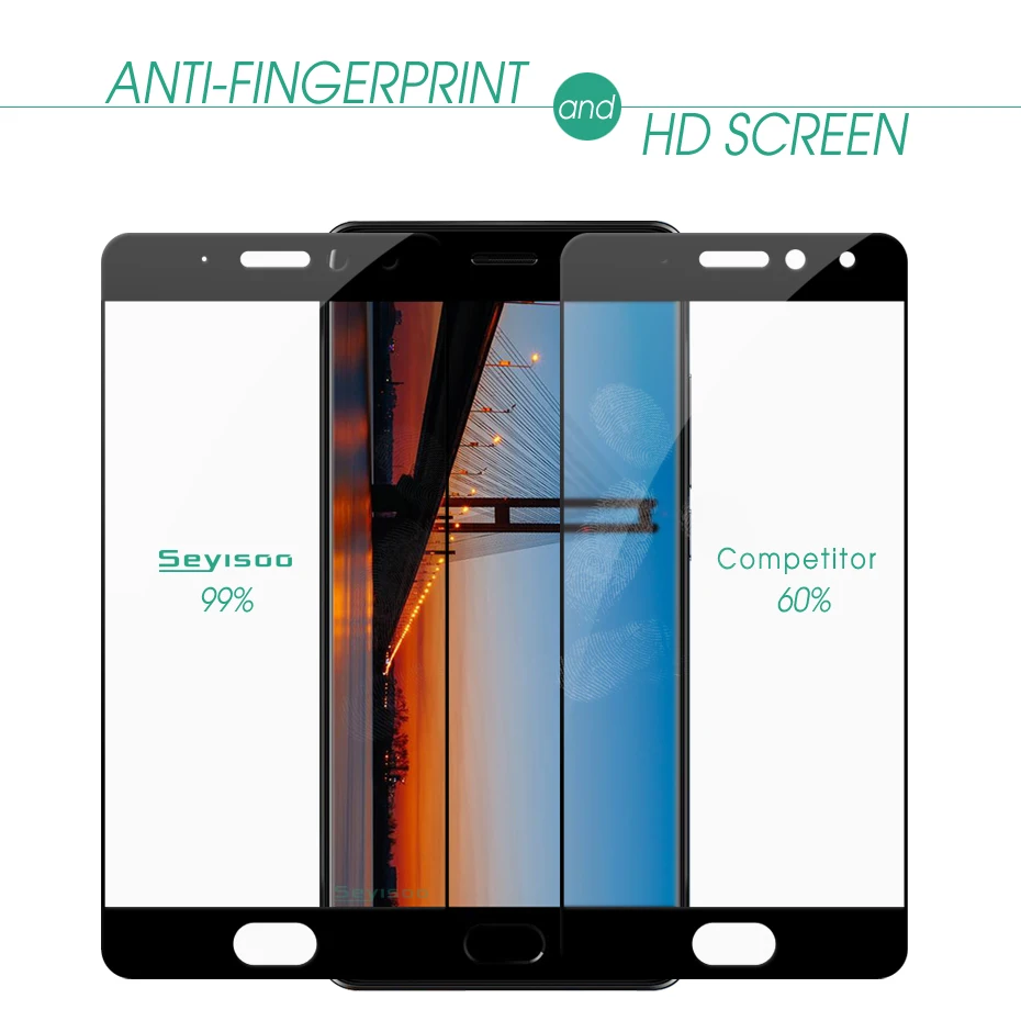 Seyisoo Премиум 2.5D полное покрытие экрана протектор Закаленное стекло для Meizu Pro 7 Pro7 9H 0,3 мм HD пленка
