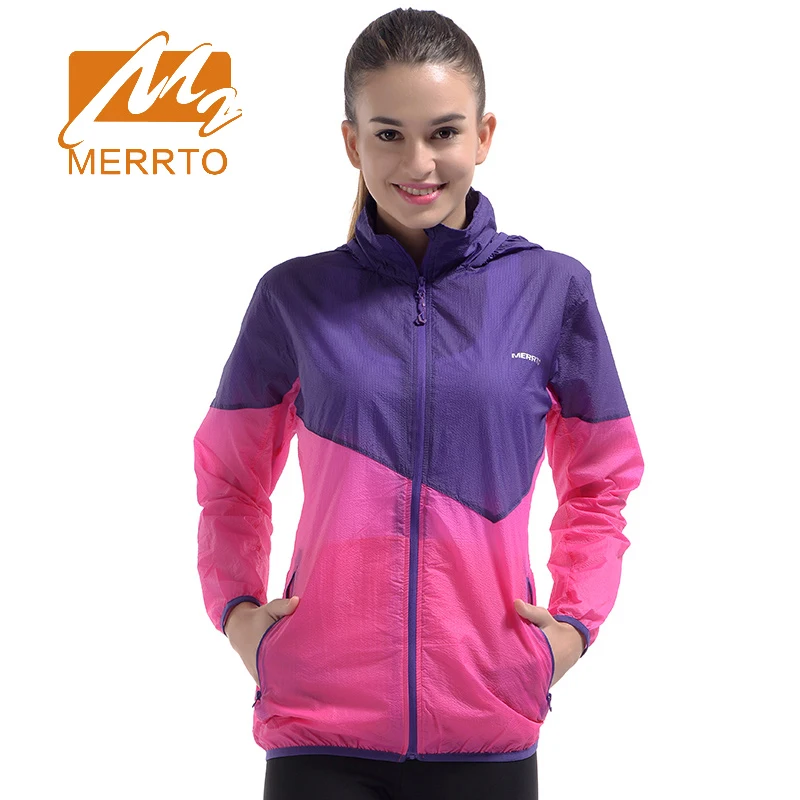 Merrto outdoor Women's ultra-light Sports Skin Jackets Waterproof Windproof Sun-Protective Outwear Anti-UV Thin section coat | Спорт и