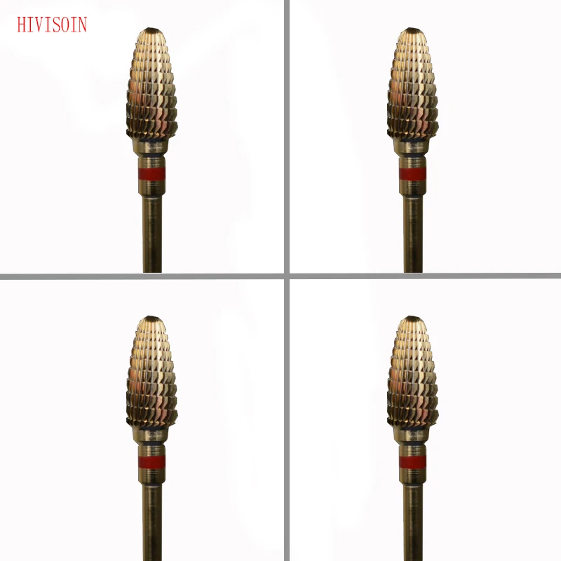 

HIVISOIN Carbide Nail Drill Bit - Large Cone - F (TiN)