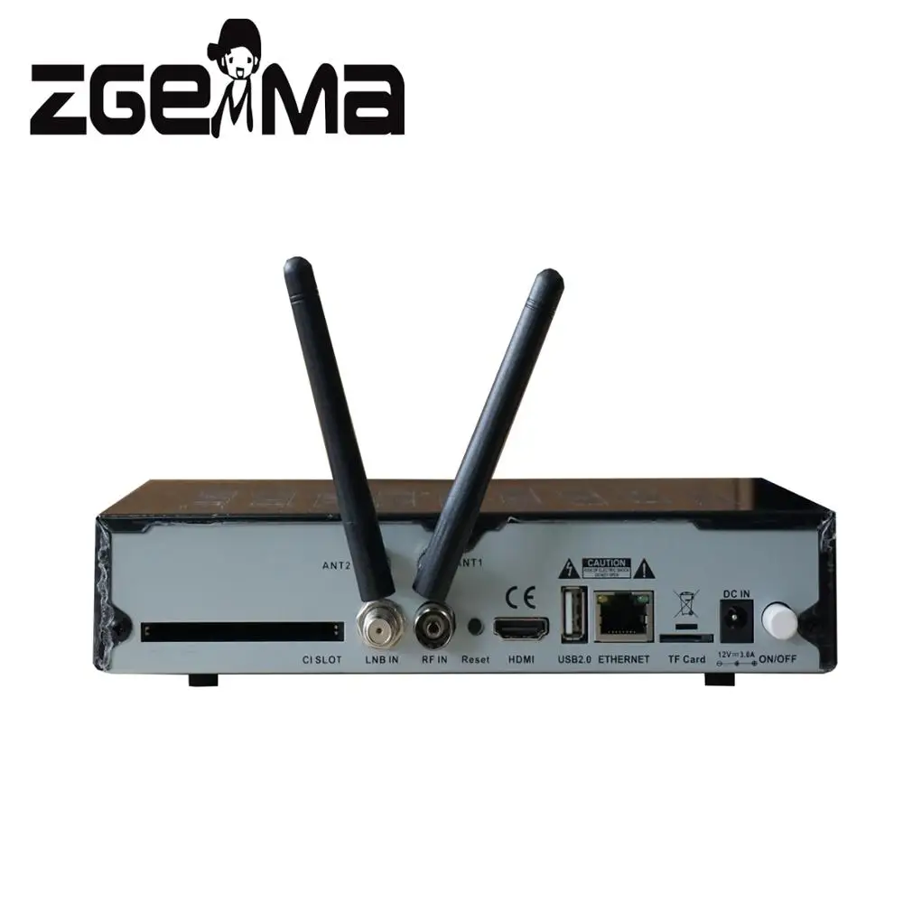 2 шт./лот лучший новый DVB S2X + T2/C тюнеры ZGEMMA H9COMBO 4K UHD TV Box Linux OS Enigma2 H.265/HEVC * WiFi Ci