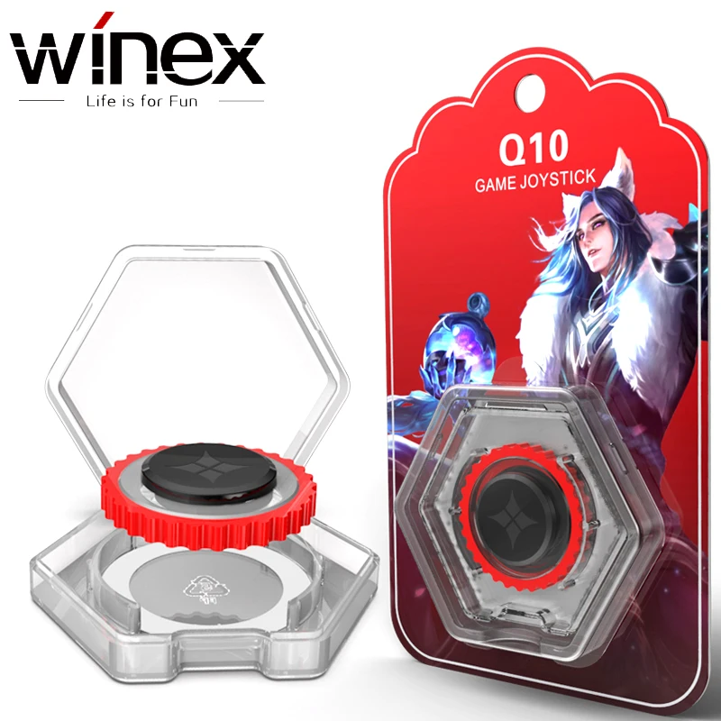 Winex круглый игровой джойстик мобильный телефон геймпад рокер для Iphone Android планшет металлическая кнопка игровой контроллер для PUBG Fortnite