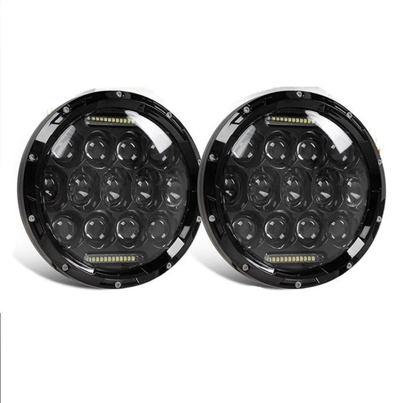 2 шт. 75 Вт 7 дюймов светодиодные фары с DRL и Hi/LO луч для 07 14 Jeep Wrangler JK LJ CJ TJ Land Rover Defender 90