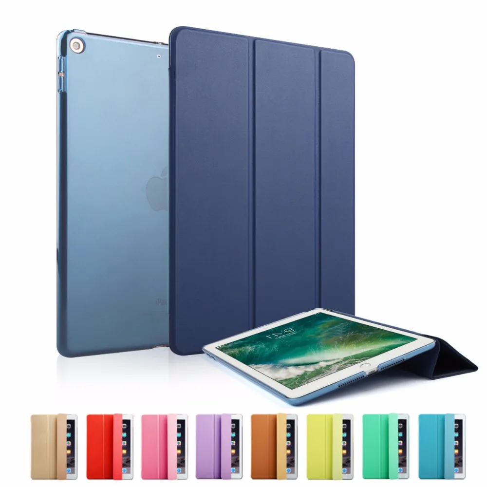 Умный чехол для нового iPad модель 9 7 дюйма 2017 /2018 Ультратонкий флип из