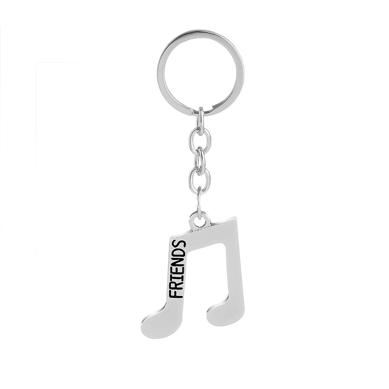 Two Keychains Best Friend Keychain Fun Personalized Note Shape Car Gift To Friends | Украшения и аксессуары